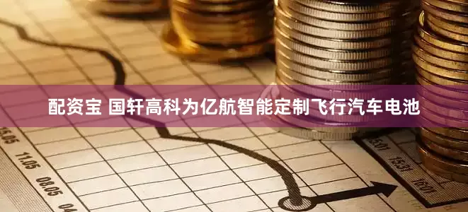配资宝 国轩高科为亿航智能定制飞行汽车电池