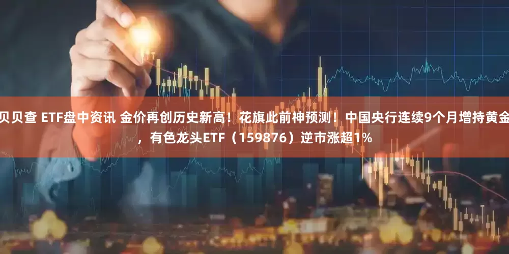 贝贝查 ETF盘中资讯 金价再创历史新高！花旗此前神预测！中国央行连续9个月增持黄金，有色龙头ETF（159876）逆市涨超1%