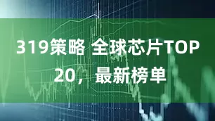 319策略 全球芯片TOP 20，最新榜单